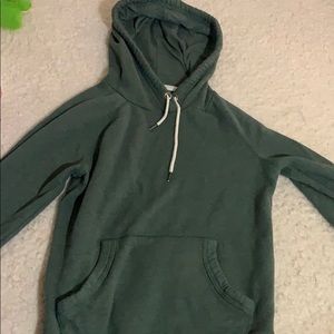 dark green hoodie